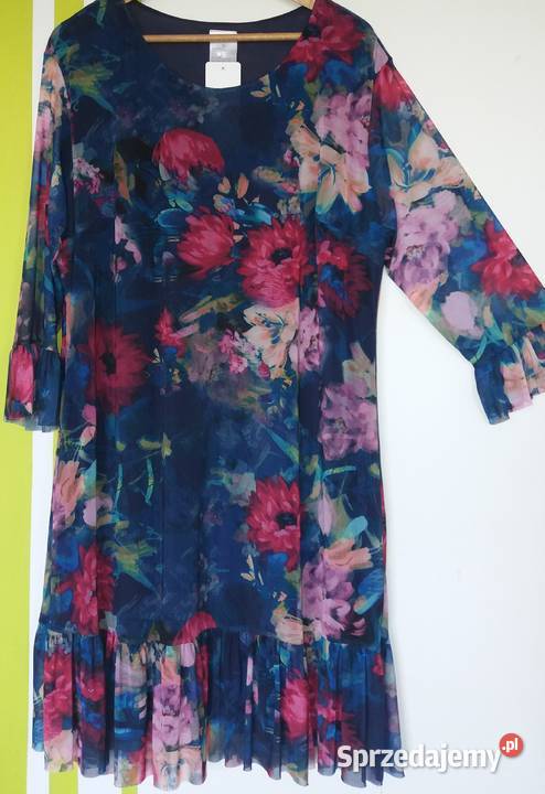 XL50 Nowa wygodna sukienka Cedar