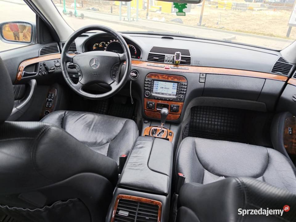 Mercedes S klasa 37 Benzyna LPG 2003 Zamiana kupiony w Polsce Bydgoszcz