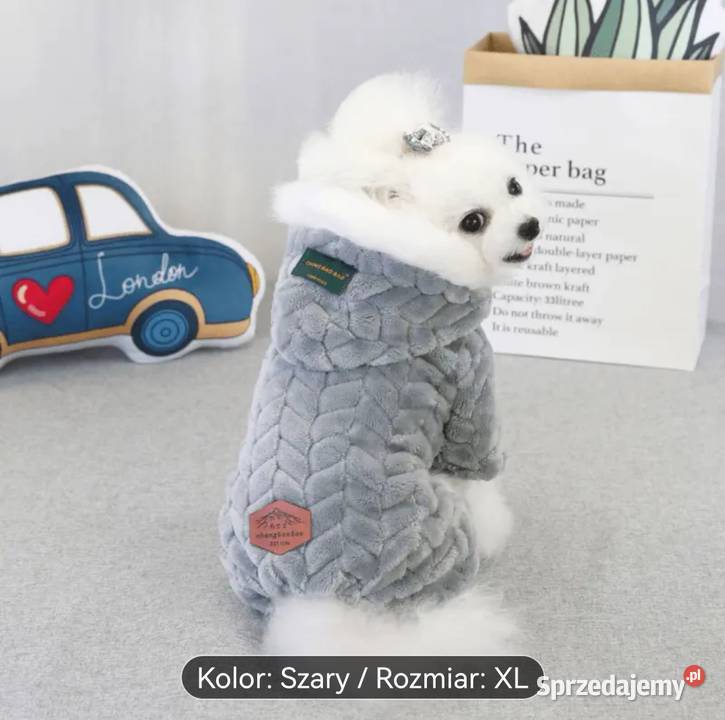 Gruby ciepły miękki płaszczkombinezon małego łódzkie Bełchatów