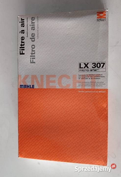 MAHLE LX 307 Filtr powietrza Knecht osobowe Łódź