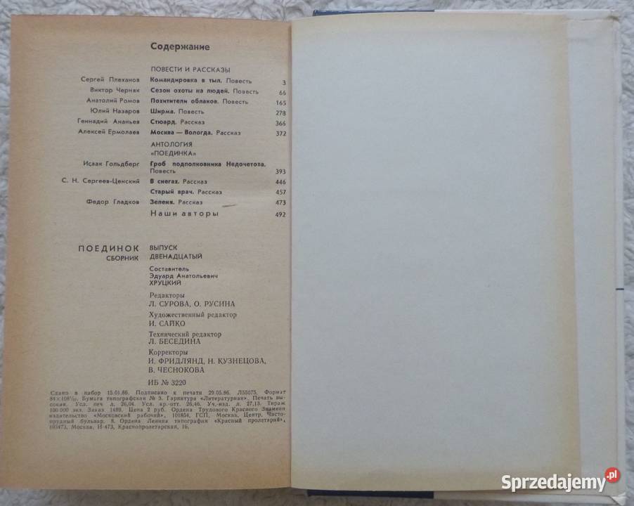 Pojedynek Antologia rosyjskich powieści Warszawa