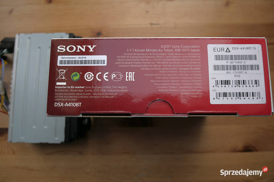 Radio samochodowe Sony DSXA410BT Radioodtwarzacze zachodniopomorskie Koszalin