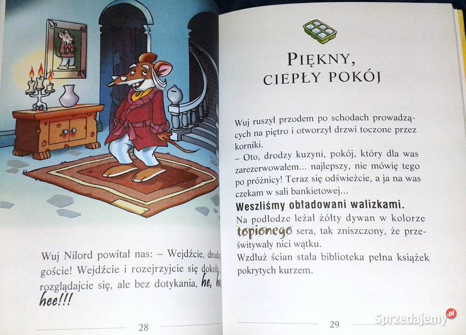 Witajcie w Twierdzy Skąpstwa Geronimo Stilton Chełm sprzedam