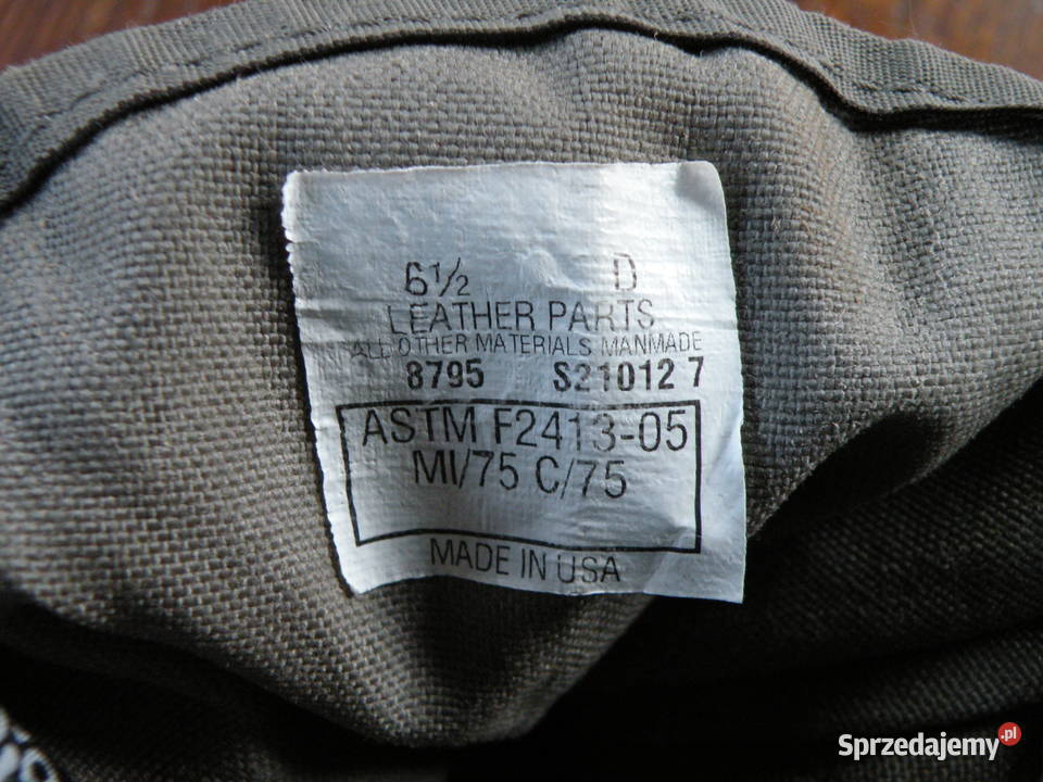 Buty USAF Corcoran 6 12 steel toe Wrocław