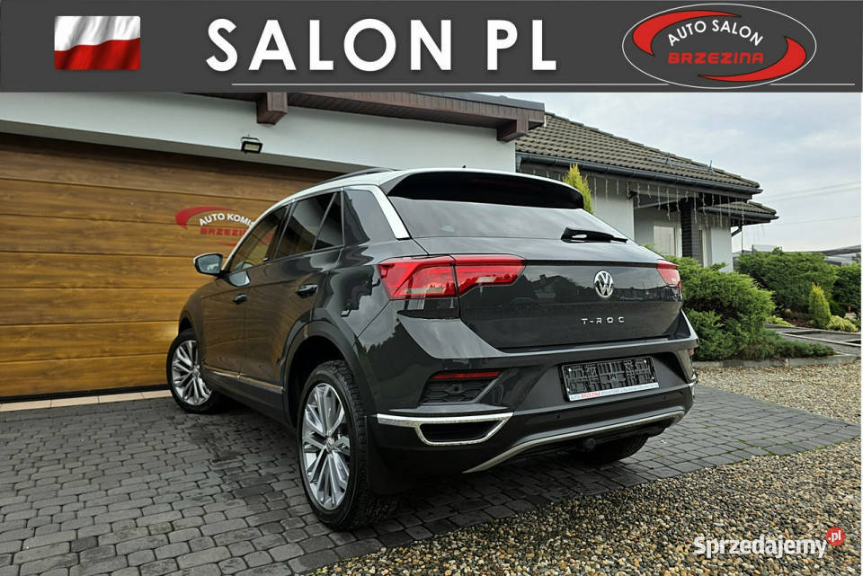 Volkswagen TRoc serwis ASO Hak Panorama dach I aluminiowe felgi Rydułtowy sprzedam