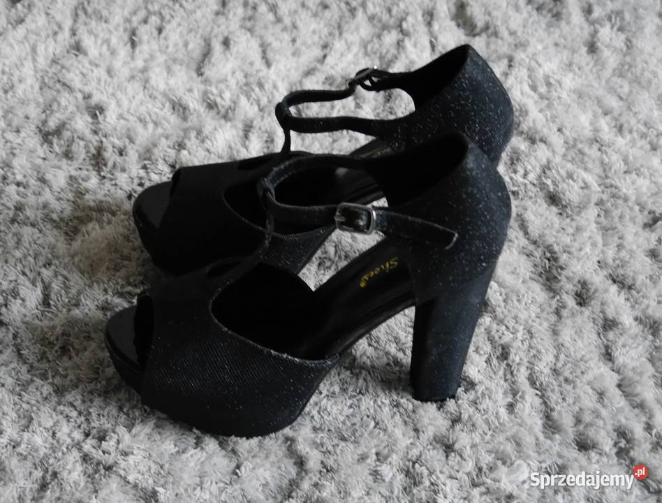 Sweet Shoes świetne buty mieniące drobinki 37 szary/srebrny Wrocław
