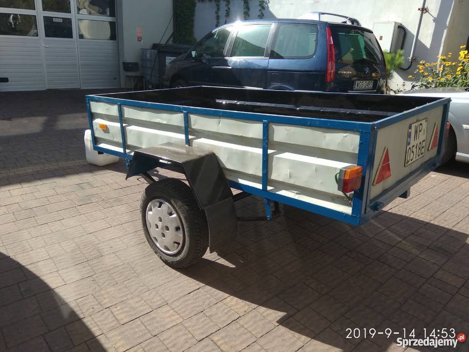 Przyczepka SAM zarejestrowana Płock