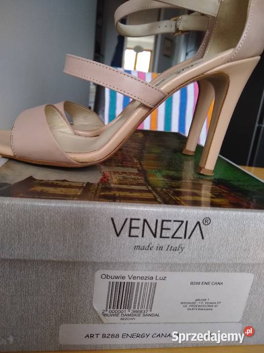Sandałki na obcasie Venezia rozmiar 38 Kalisz