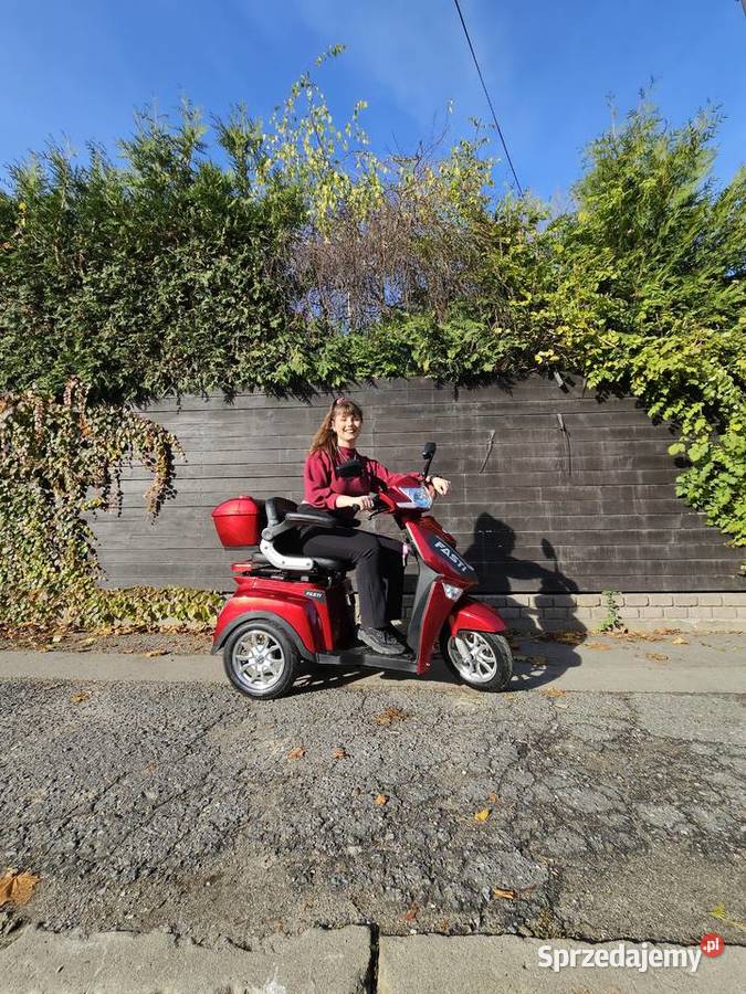 Skuter elektryczny trójkołowy FASTI 3 pokrowiec metalic Kraków