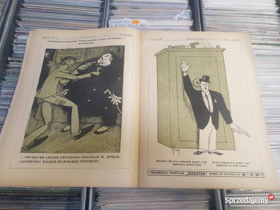 Szczutek magazyn z pierwszym polskim komiksem Książki i Podręczniki Gdynia