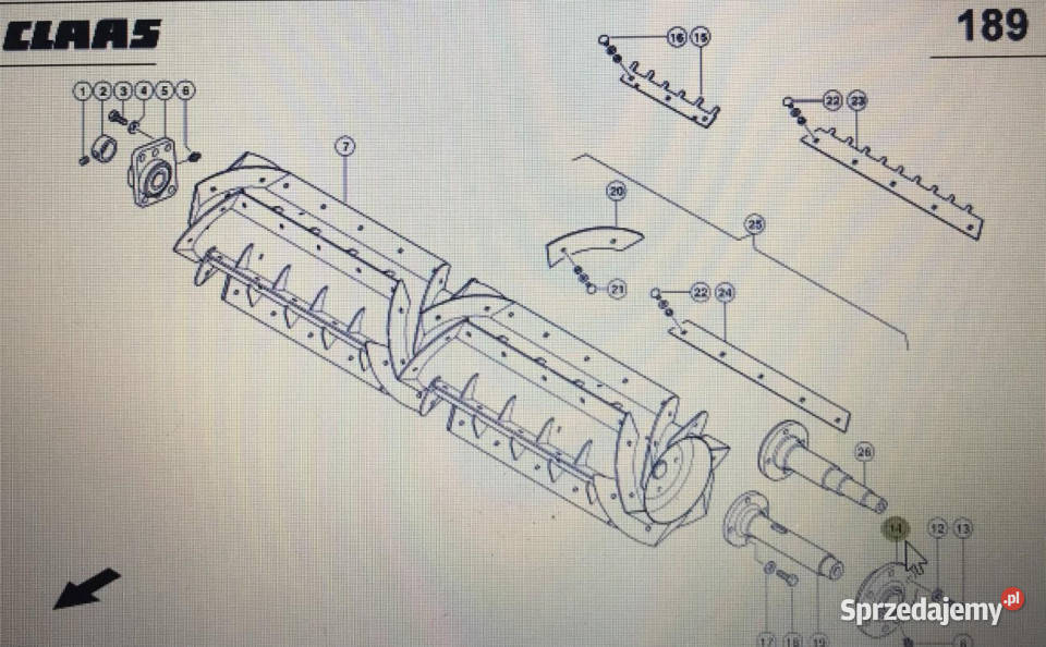 00 0644 700 1Claas Lexion komplet łoźyskLexion Pozostałe wielkopolskie Jastrzębniki