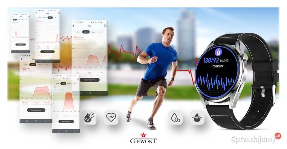 Smartwatch Damski Giewont Dodatkowy Pasek GW3002 Wrocław sprzedam