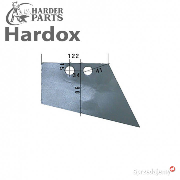 Lemiesz przedpłużka HARDOX SDG12BP części do