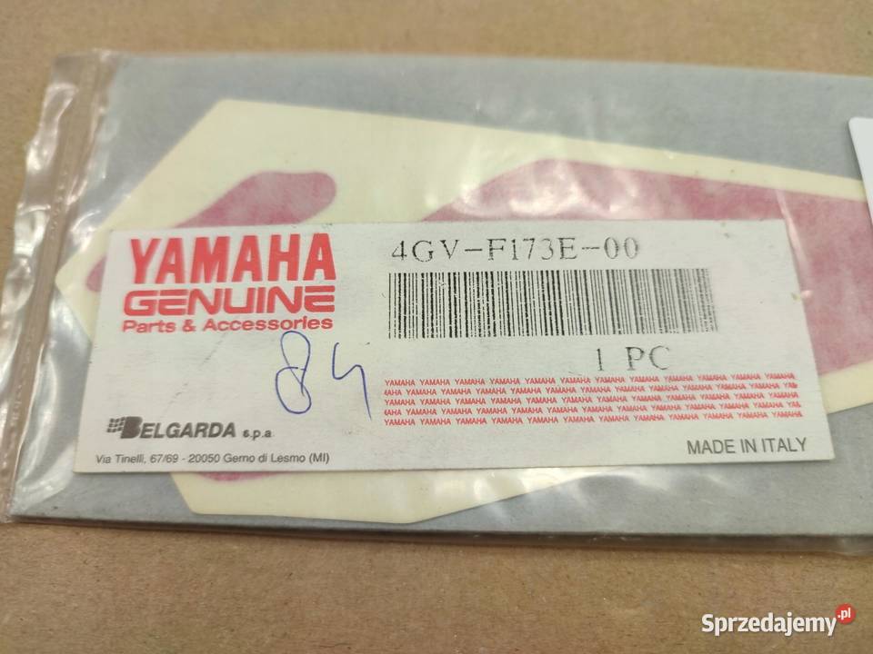 NAKLEJKA NA BOCZEK YAMAHA TT 600S 1993