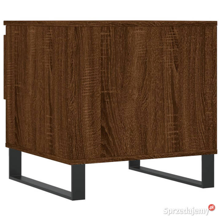 Stolik kawowy brązowy dąb 50x46x50 WM830938 Meble Warszawa