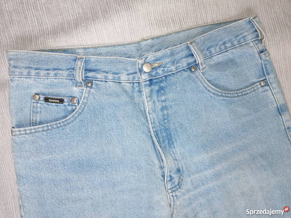 SPODNIE JEANSOWE ILLEGAL R90 Łódź sprzedam