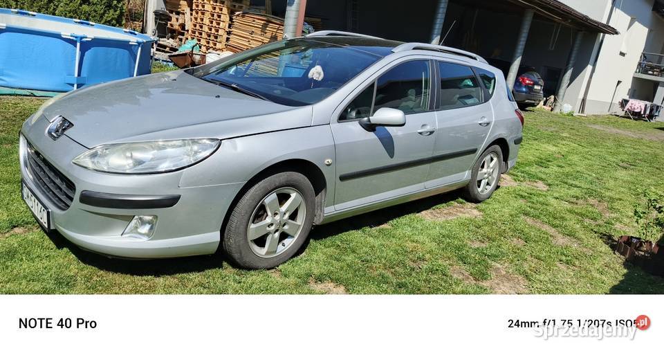 Peugeot 407 SW 2007r 20 HDi 222000 przebiegu ESP Sosnowiec
