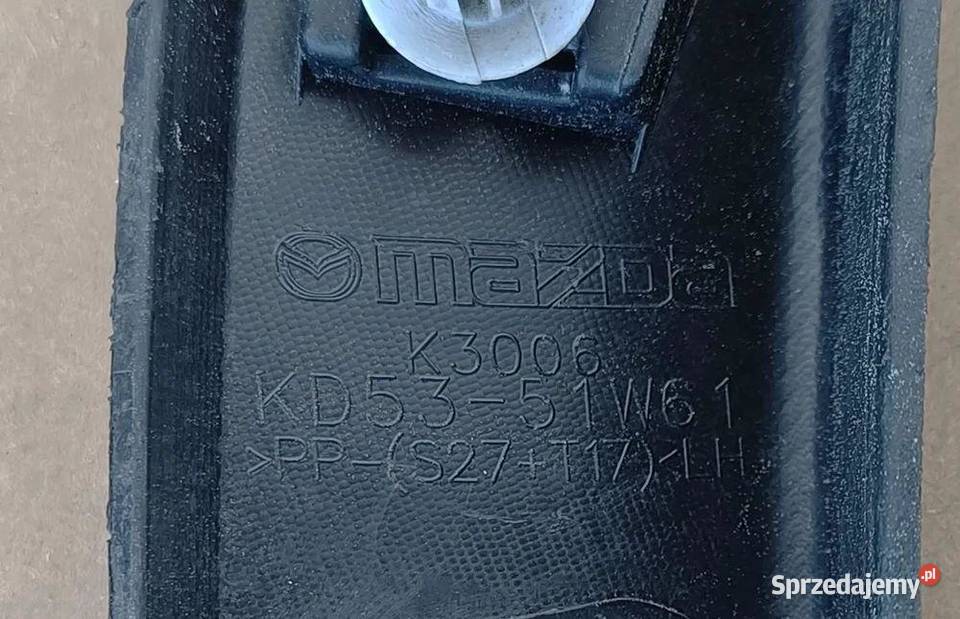 MAZDA CX5 LISTWA BŁOTNIKA LEWY TYŁ dostawcze sprzedam
