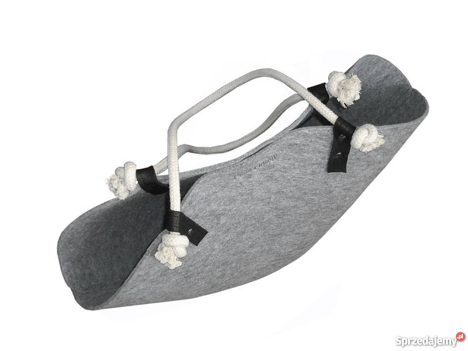 KOSZYK XXL szary filc Na ramię  Bydgoszcz