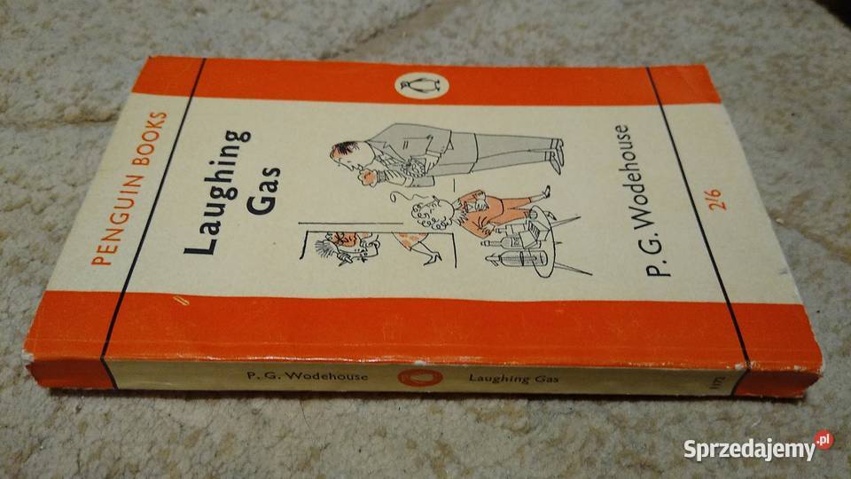 Laughing gas P G Wodehouse Penguin books 26 1172 miękka Książki do nauki języka obcego Gdańsk