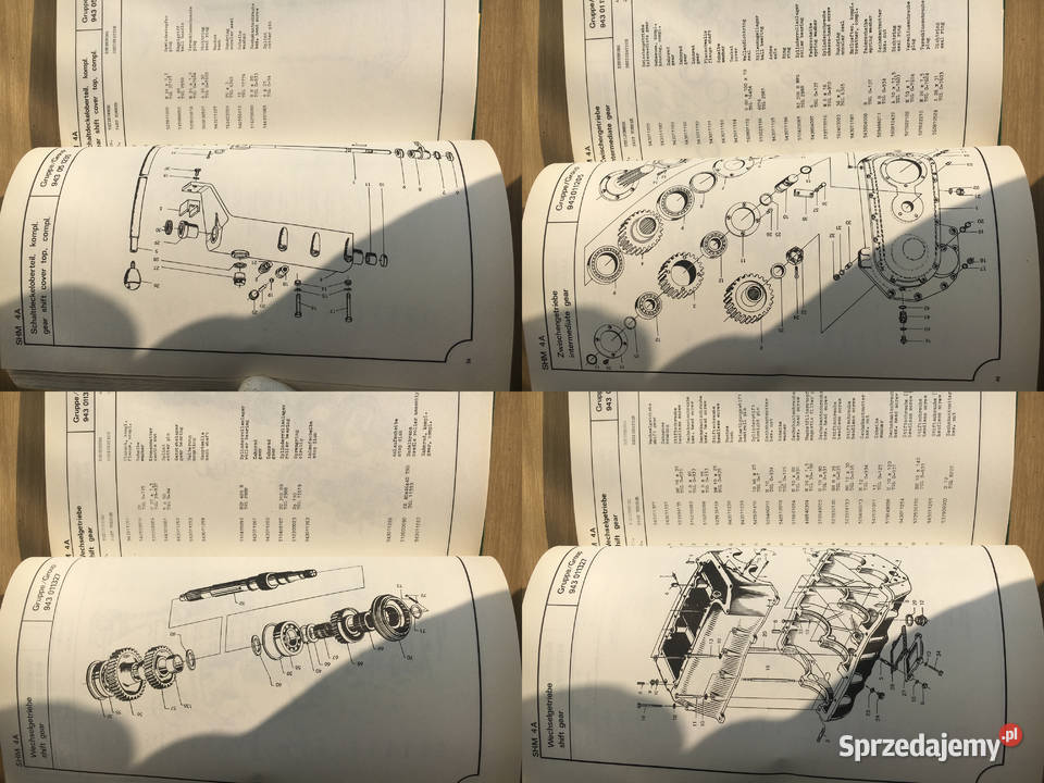 MOTORGRADER SHM 4A ERSATZTEILLISTE SPARE PARTS z Łęczyca sprzedam