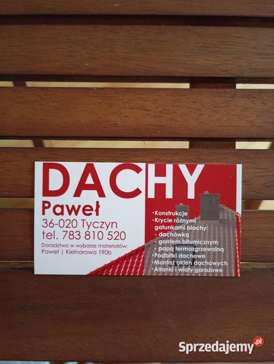 Dachyuslugi dekarskie i ciesielskie Kielnarowa