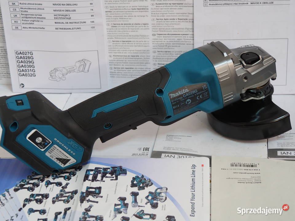 MAKITA GA 029 GZ szlifierka katowa 40v36v Michałowice