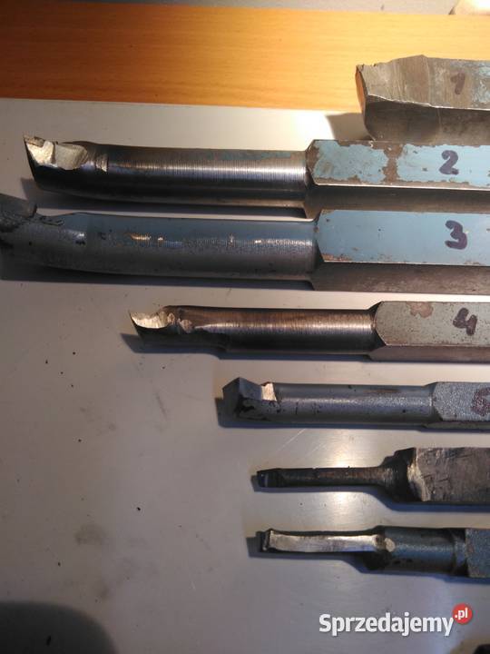 Noże tokarskie 10 komplet używane Szczecin