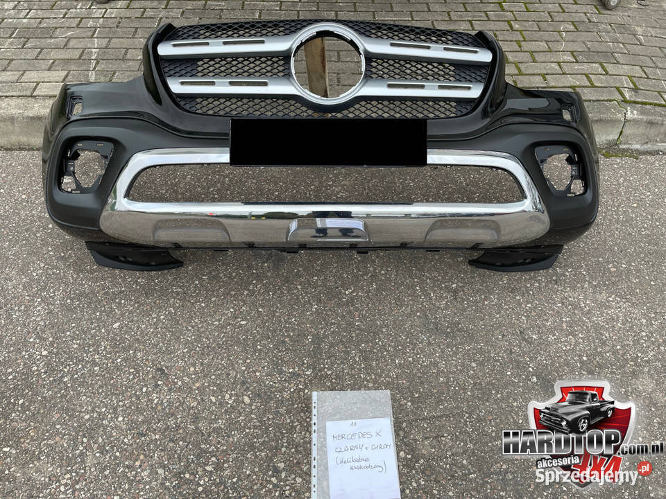 ZDERZAK Mercedes X 2018 CHROM Oryginalny 11 zderzaki Karoseria Pasłęk