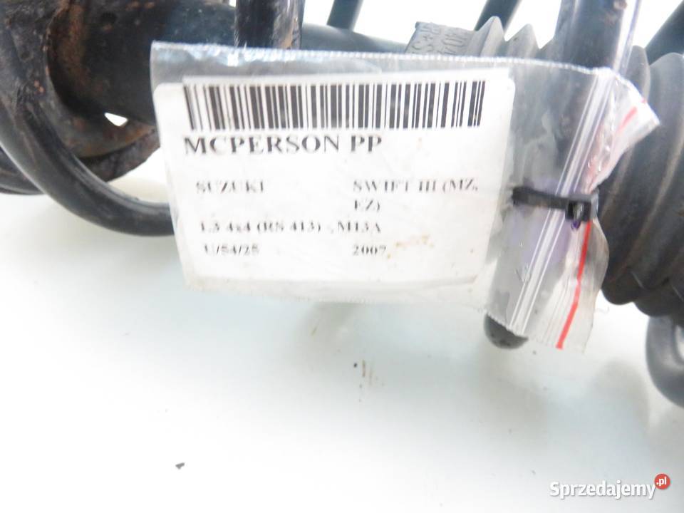 MCPERSON PRAWY PRZEDNI SUZUKI SWIFT III 13 4x4 Zawieszenie i amortyzacja