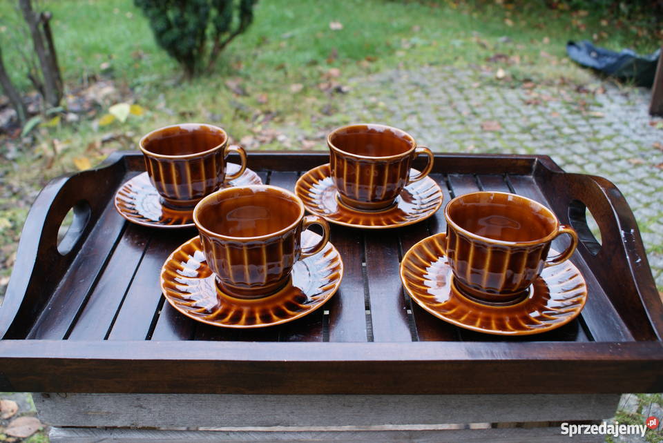 Filiżanki z porcelitu Pruszków vintagePRL