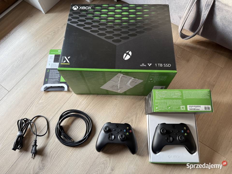 Xbox Series X 1TB KOMPLET 2 PADY NOWA Pod GTA VI Elektronika Kolno