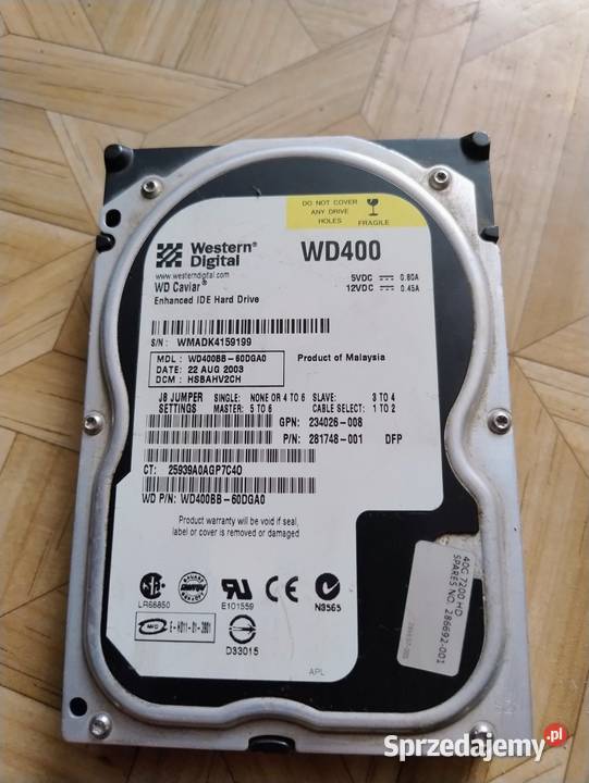 Dyski twarde HDD 40GB80GB250GB do PC Bydgoszcz