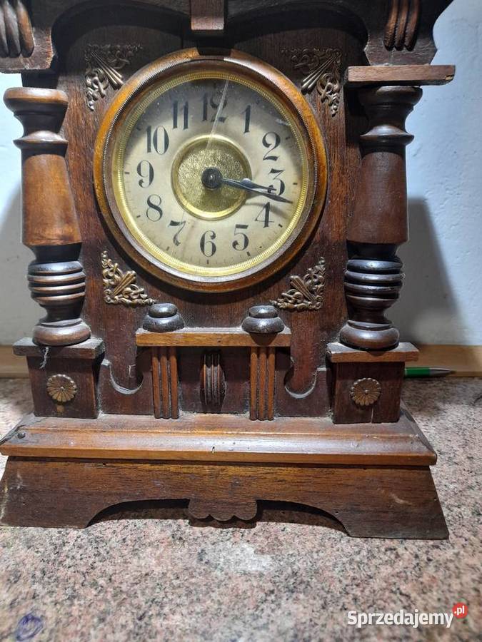 Zegar stojący kapliczka junghans drewno Rzeszów