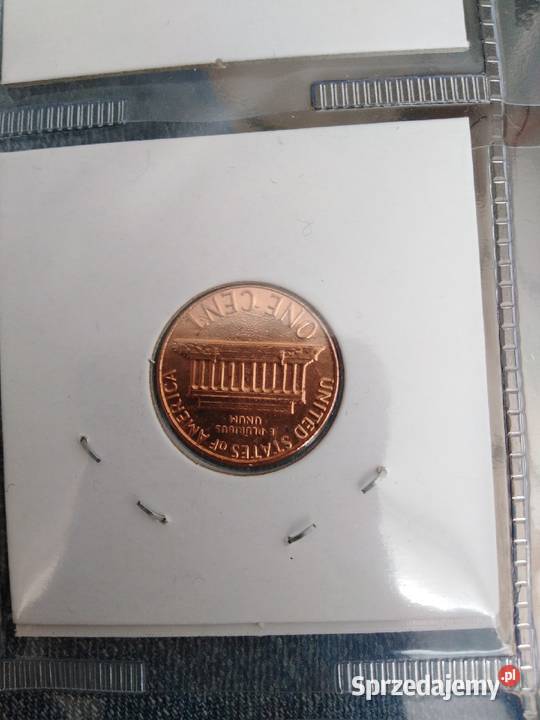 1 cent lincoln usa 1982 P cynk duża data Żary