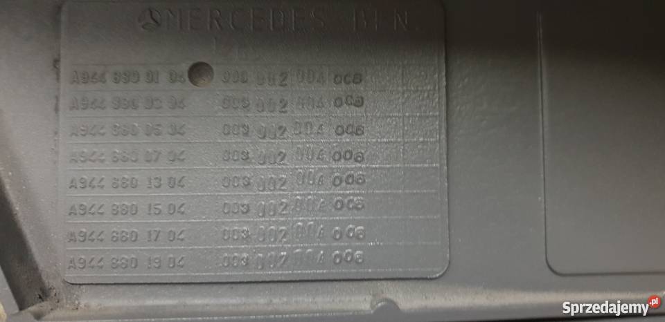 MERCEDES AXOR II NAROŻNIK ZDERZAKA LEWY WYSOKI Bieleń sprzedam