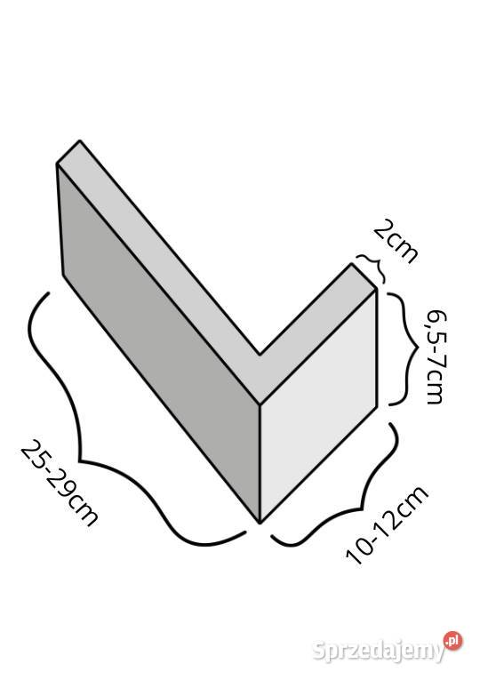 Płytki z cegły narożnik lico klasyczne Pozostałe Warszawa