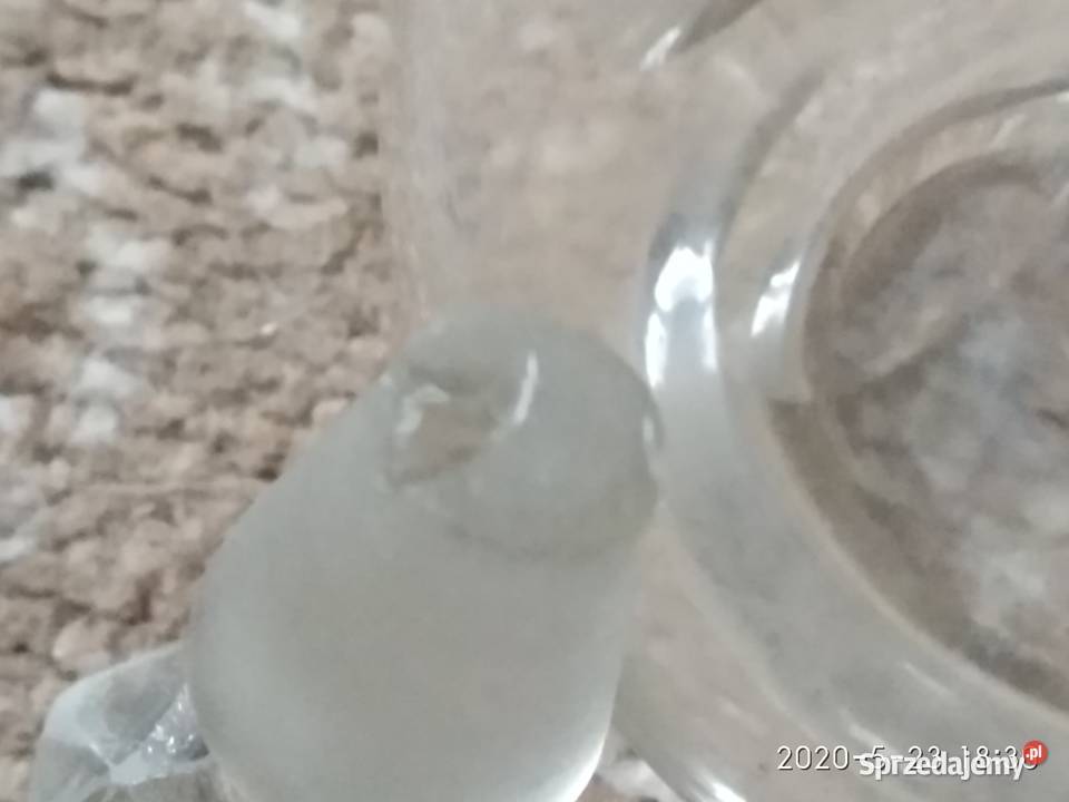 karafka huta szkła hortensja stara inny model Poznań sprzedam