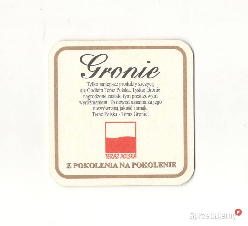 Tyskie podstawka do piwa 35 Gliwice