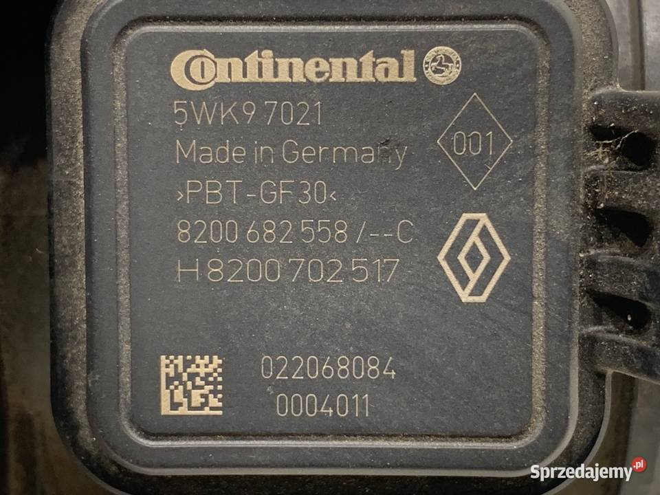 PRZEPŁYWOMIERZ RENAULT CAPTUR I 8200682558 15 Przepływomierze