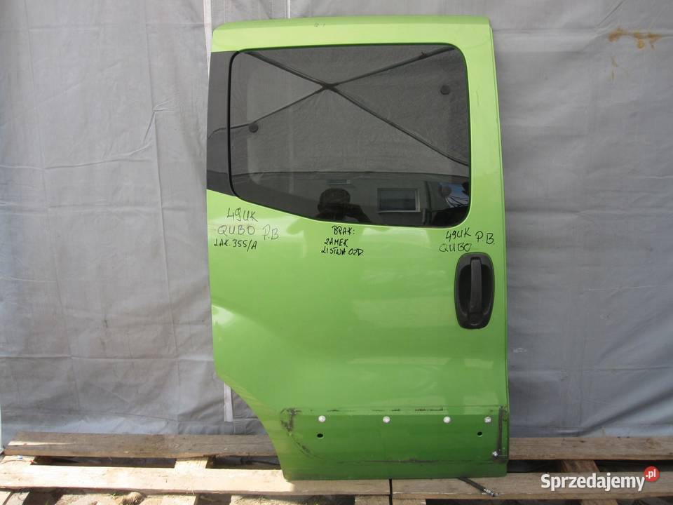 FIAT QUBO 13r drzwi przesuwne boczne prawe