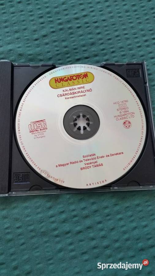 Imre Kalman CSARDASKIRALYNO Ksiezniczka CD Płyty i kasety Puławy