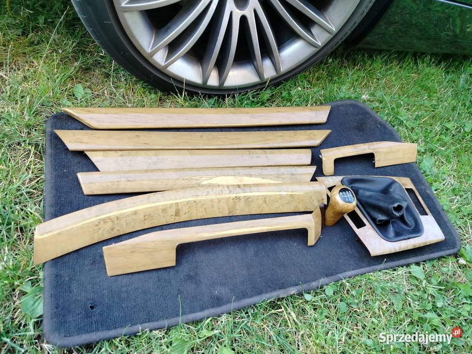 Bmw e46 dekory drewno oryginał komplet osobowe Aleksandrów Łódzki