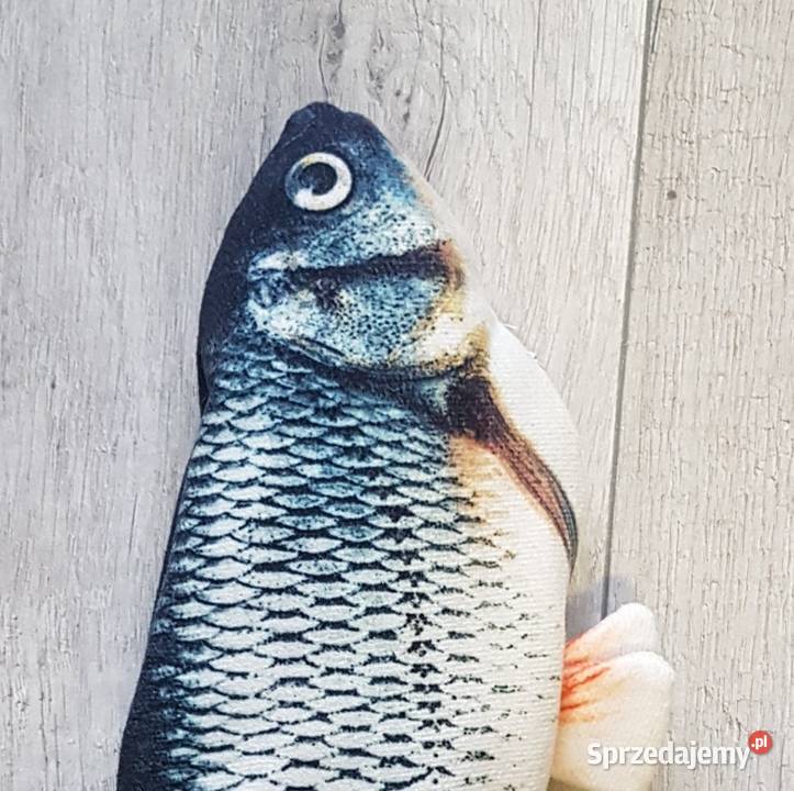 Skacząca pluszowa ryba do zabawy kota na USB Chrzanów