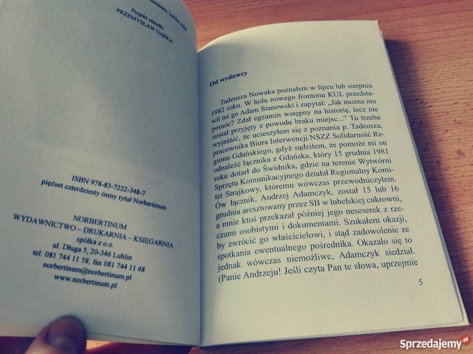 Zanim powstała Solidarność Tadeusz Nowak Książki naukowe i popularnonaukowe Gdańsk
