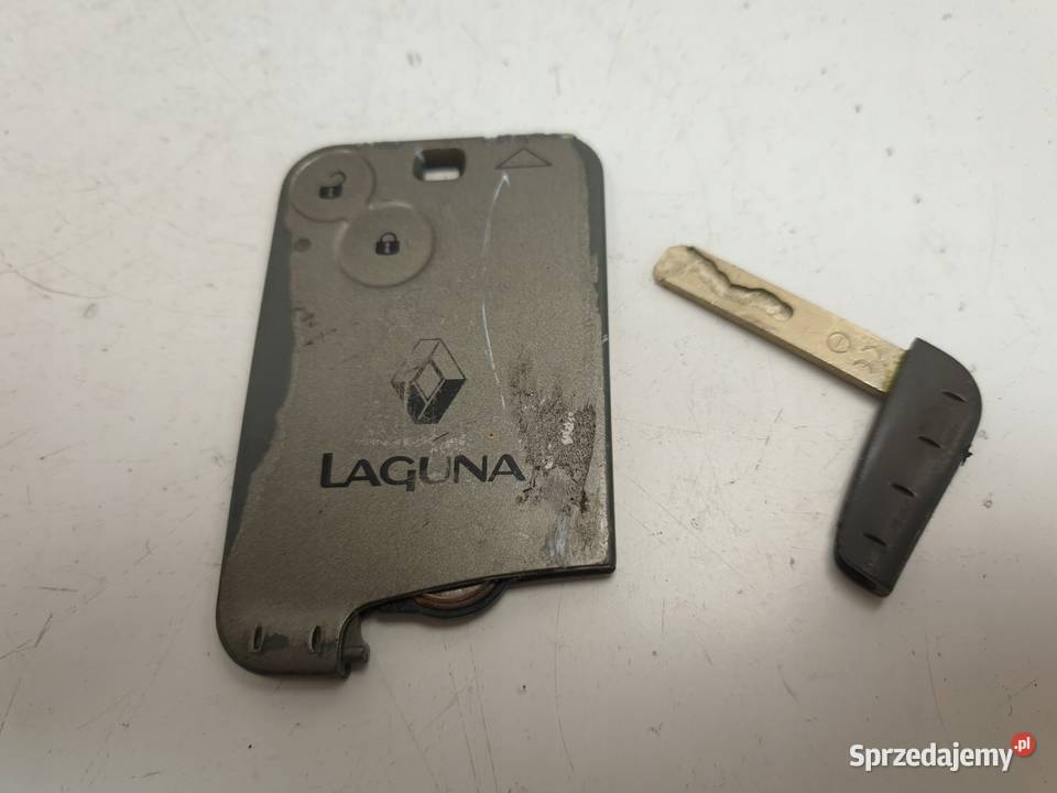 KARTA RENAULT LAGUNA KARTA KLUCZYK Pozostałe Części samochodowe