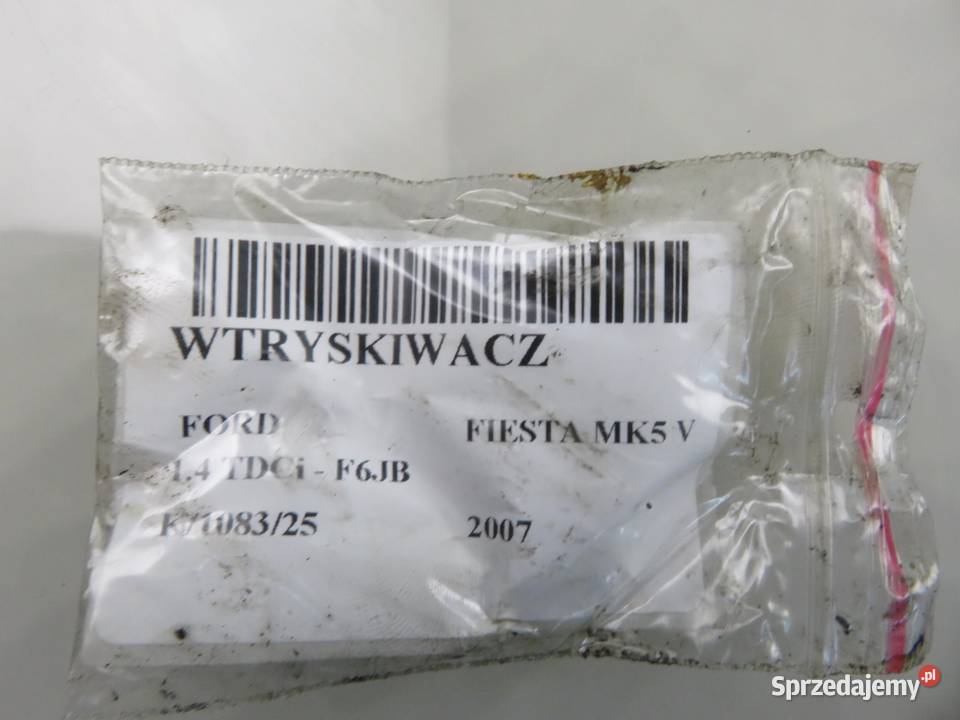 WTRYSKIWACZ FORD FIESTA MK5 14 TDCi 9654551080