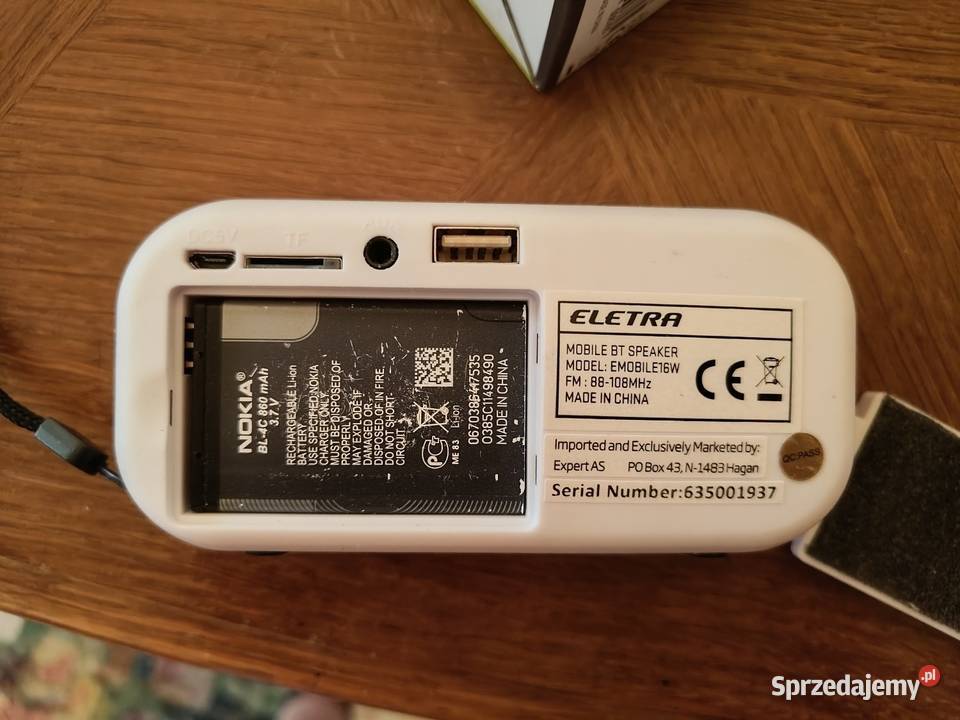 Głośnik Bluetooth Eletra mini radio Łódź
