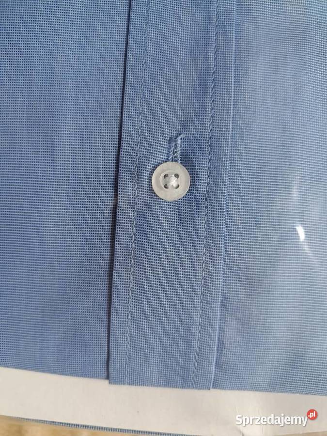 Koszula męska Ralph Lauren bawełniana niebieska Białystok