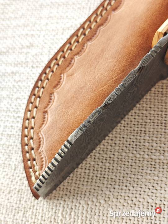 Nóż Myśliwski Damast 9Brzytwa Akcesoria, narzędzia i noże Busko-Zdrój